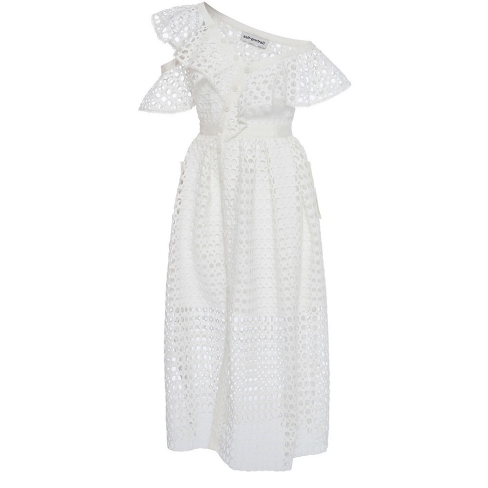 Self Portrait White Dress - Picture 2 of 6